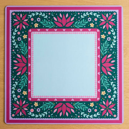 Woodland Folk Roll-Up Mahjong Mat