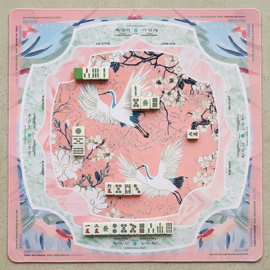 Heron Neoprene Roll-Up Mahjong Mat