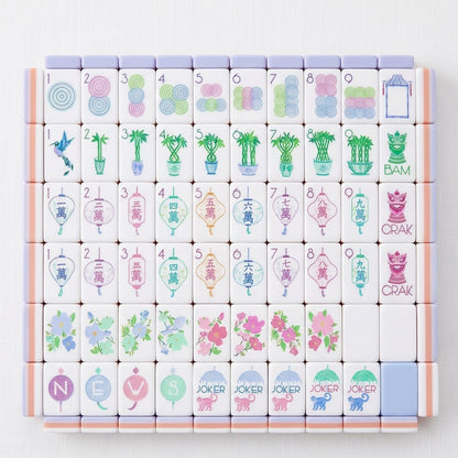 Garden Party Mahjong Set, 160 Tiles