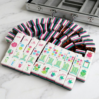 Stripe & Tortoise Mahjong, 160 Tiles