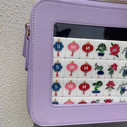 Clear Window Mahjong Carry Case