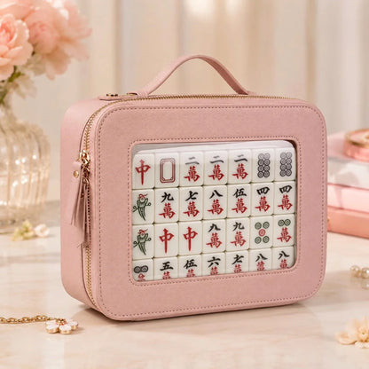 Clear Window Mahjong Carry Case